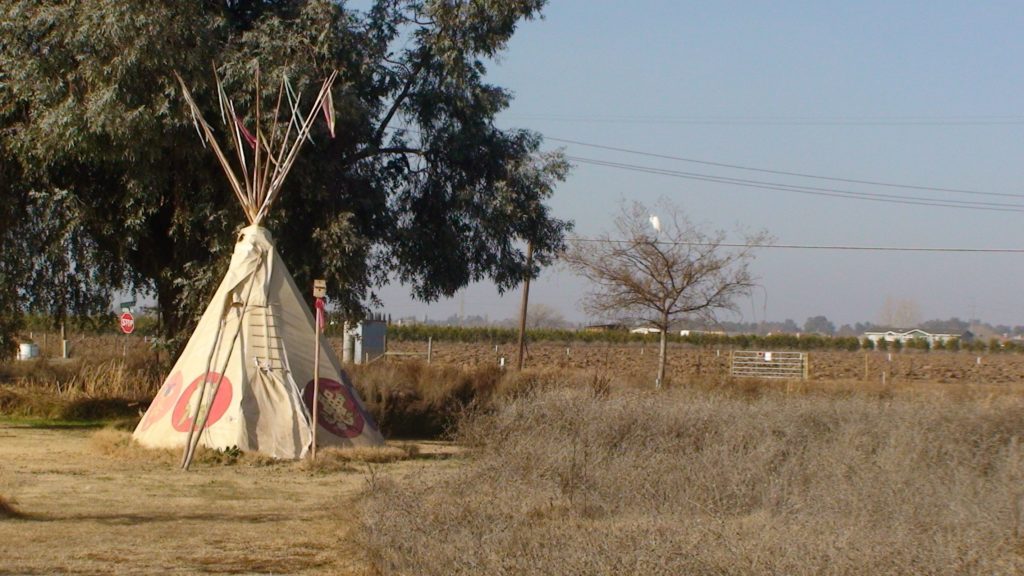 Tipi at the Holy Vajrasana Temple