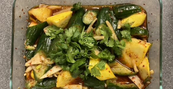 Photo of Summer Squash-Korean Radish-Cucumber Muchim.