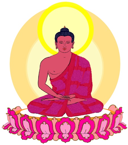 Photo of image of Amitabha Buddha.