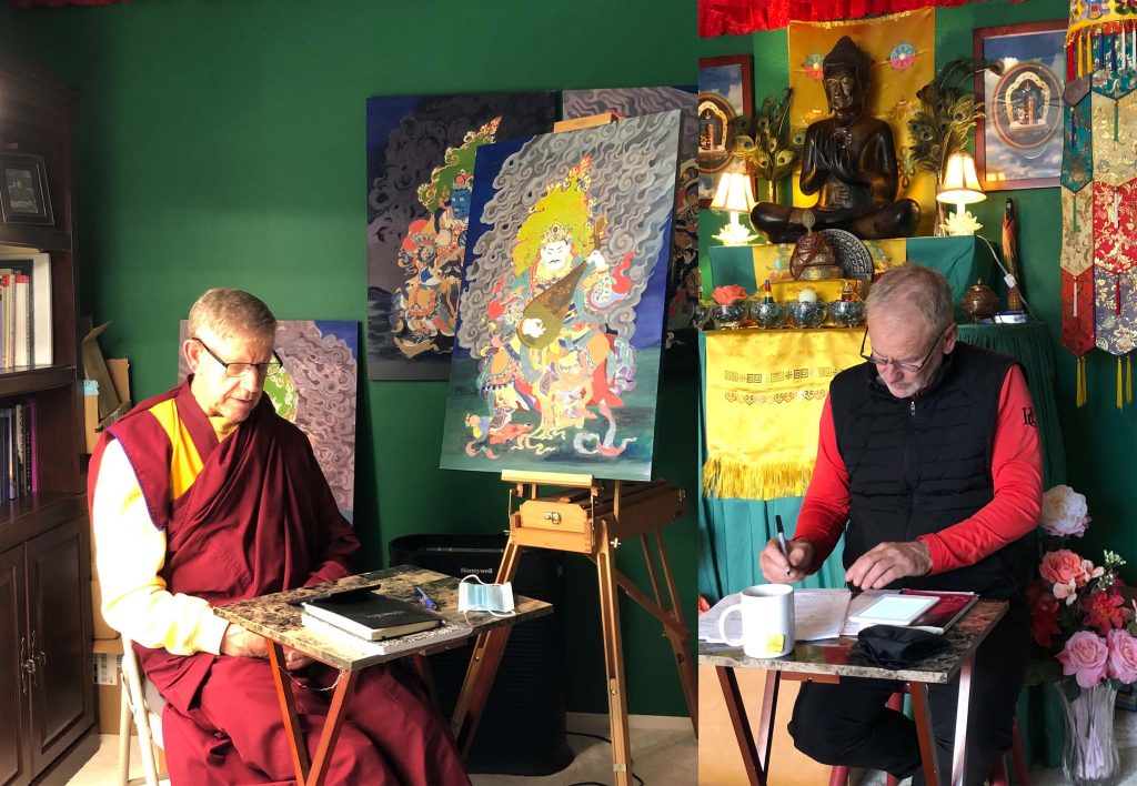 Private Class on the SAUMOL in the Abbot's Study, Holy Vajrasana Temple