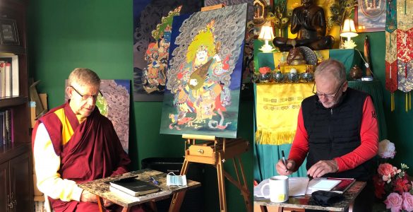 Private Class on the SAUMOL in the Abbot's Study, Holy Vajrasana Temple