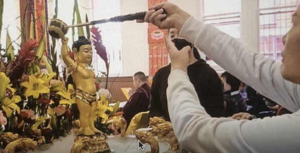 Photo of 2024 Bathing the Buddha Dharma Assembly at Hua Zang Si, San Francisco, California.