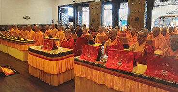 The World Buddhism Association Headquarters, Holy Miracles Temple, and Sanger Mission hosted a Dharma assembly honoring the Holy Birthday of Namo Amitabha Buddha.