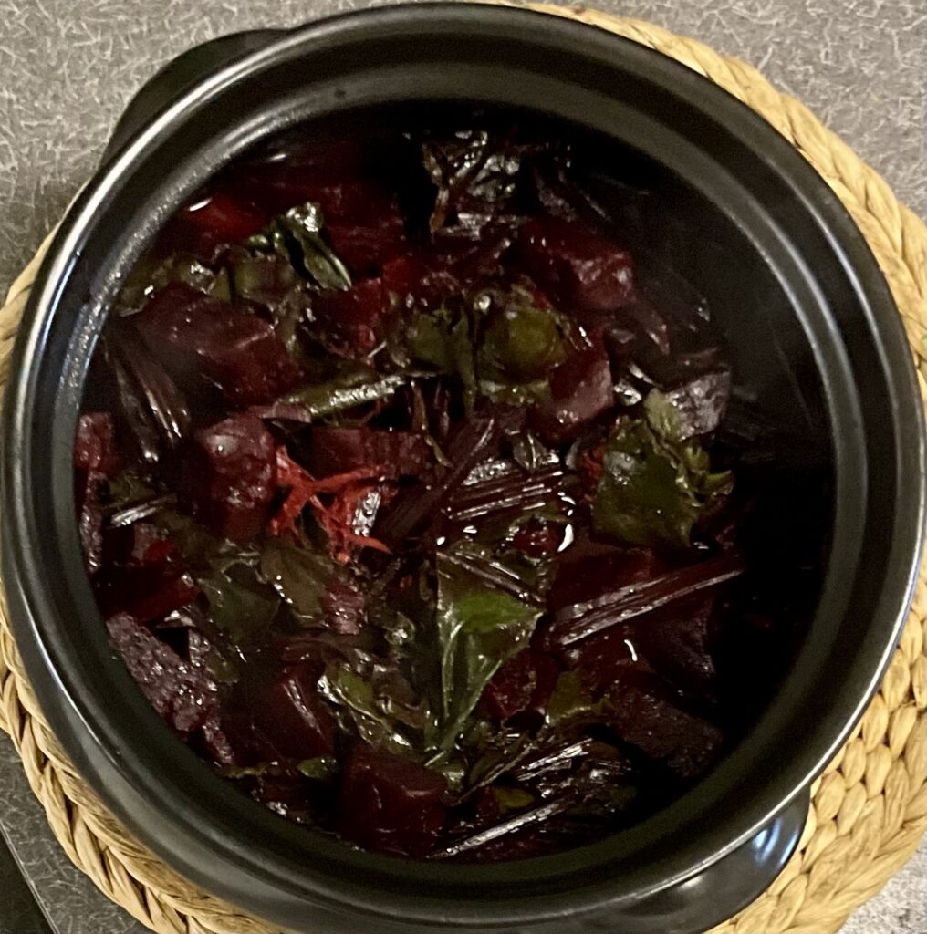 Photo of Braised Beets.