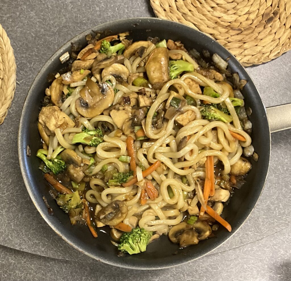 Photo of Japanese Udon Noodles. 