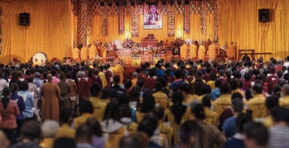 Thousands of Buddhists from across the globe honored the Holy Birthday of H.H. Dorje Chang Buddha III (Photo Credit: Michael Gao Shan).