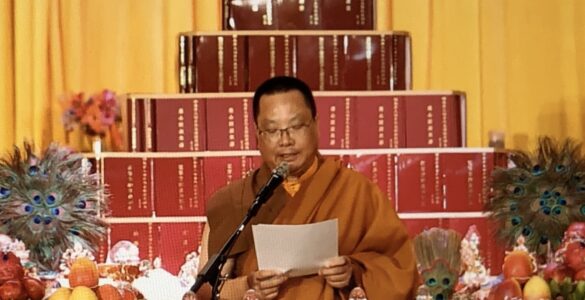 Photo of Venerable Tsemang, Director of the Office of H.H. Dorje Chang Buddha III.