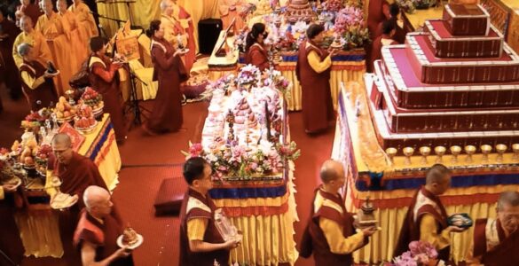 Photo of Procession at 2024 H.H. Dorje Chang Buddha III Birthday Celebration.