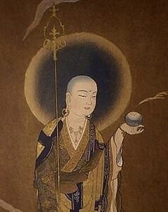 Painting of Ksitigarbha Bodhisattva,