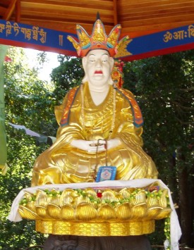 Photo of Statue of Ksitigarbha Bodhisattva at Land of Medicine Buddha, Soquel, California.