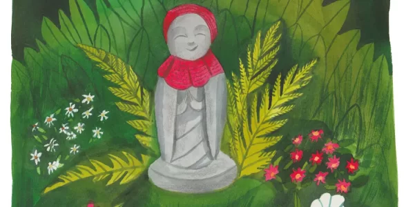 Photo of Jizo Painting by Giselle Potter